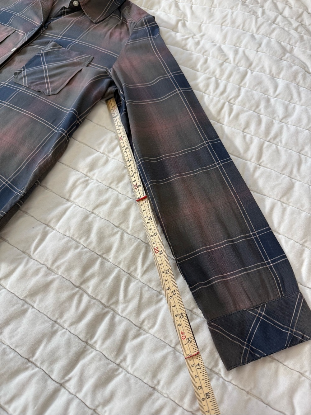 Nordstrom Plaid Button-Down Shirt in Brown and Gray - Picture 7 of 9
